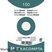 EXACOMPTA KARTEIKARTE A6 LIN WEISS Inhalt 100 Stk. - Marktplatz24