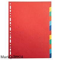 LYRECO12P DIV KARTON A4 240G LEUCHT.FARB - Marktplatz24