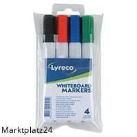 LYRECO BOARDMARKER RUND 1,5-3MM SORT BX4