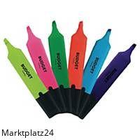 LYRECO BUDGET TEXTMARKER 2-5MM SORT BX6