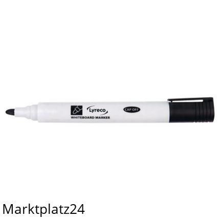 LYRECO BOARDMARKER RUND 1,5-3MM SCHWARZ