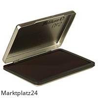 Schwarzes und weißes Pelikan Stempelkissen Größe 2 mit den Maßen 11x7 cm.