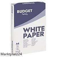 Lyreco Budget Kopierpapier A4 80g FSC-zertifiziert 500 Blatt weißes Kopierpapier für Drucker und Kopierer