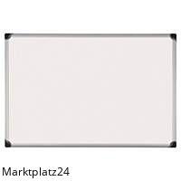 Magnetisches Whiteboard BI-OFFICE 90x120 cm mit lackierter Oberfläche und Wandmontage