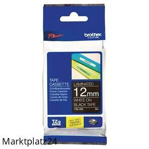 BROTHER TZE335 SCHRIFTB.12MM WEISS/SWZ - Marktplatz24