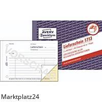 LIEFERSCHEINBUCH 1713 A6 2X40 BLATT - Marktplatz24