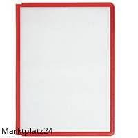 DURABLE 5606 SICHTTAFELN A4 ROT BX5 - Marktplatz24