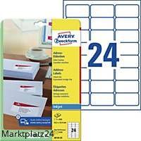 AVERY J8159-25 IJ-ETIK.63,5X33,9WE BX600