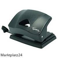 LYRECO 2FACH LOCHER 20 BLATT SCHWARZ