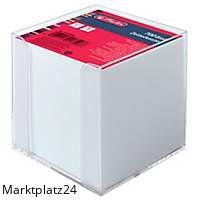 HERLITZ ZETTELBOX 9X9X9 TRANSP + INHALT - Marktplatz24