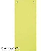 TRENNSTR.KART.24X10,5CM180G GELB Inhalt 100 Stk.
