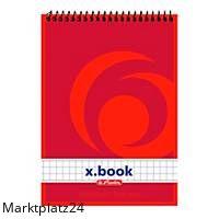 HERLITZ 110635 SPIRALBLOCK A6 KAR 50BL