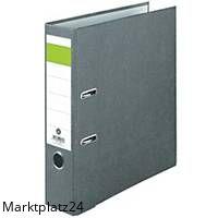 NEUTRALER ORDNER A4 80MM SCHWARZ BX20 - Marktplatz24