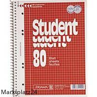 B+S 1067952 SPIRALENBUCH 80 BLATT KAR.A5 - Marktplatz24