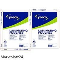 LYRECO LAM.TASCH. A4 2X75MIC GLOSS Inhalt 100 Stk.