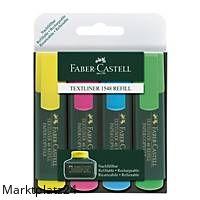 FABER CASTELL 154804 TEXTMARKER 4ER BX5 - Marktplatz24