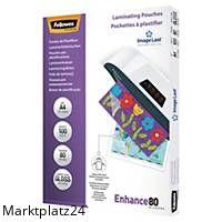 FELLOWES LAM.TASCH.A4 2X80MI GLOSS Inhalt 100 Stk. - Marktplatz24