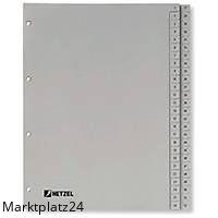 HETZEL 721308 REGISTER PP A4 1-52 GR - Marktplatz24