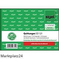 SIGEL SD121 QUITTUNGSBL.A6 SD 2X50B BX5
