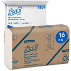Scott Multifold Handtücher 16x250 weiße M-Falz Handtücher für hygienische Händetrocknung