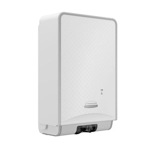 Elektronischer Hautpflegespender 1,2 Liter mit berührungsloser Abgabe in weißem Mosaikdesign