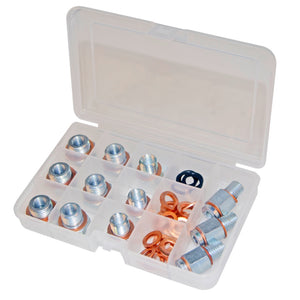 Set of 14 assorted ÖLABLASS shrink wrap tubes in various sizes and colors.