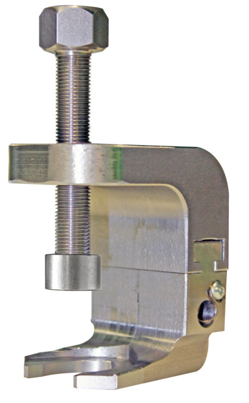 A black and silver windshield wiper puller tool with ergonomic handle and sturdy design.