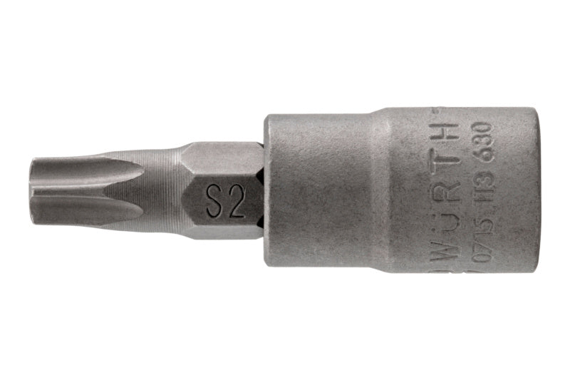 Steckschlüssel 1/4 Zoll-STESHSL-1/4ZO-TX8-LOCHBOHRUNG-37MM     Verpackungsinhalt    10 Einheit