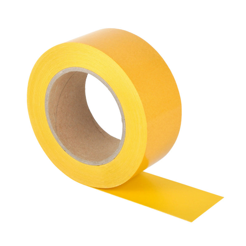 Markierungsklebeband in Gelb mit 50 mm Breite und 33 m Länge für vielseitige Anwendungen.
