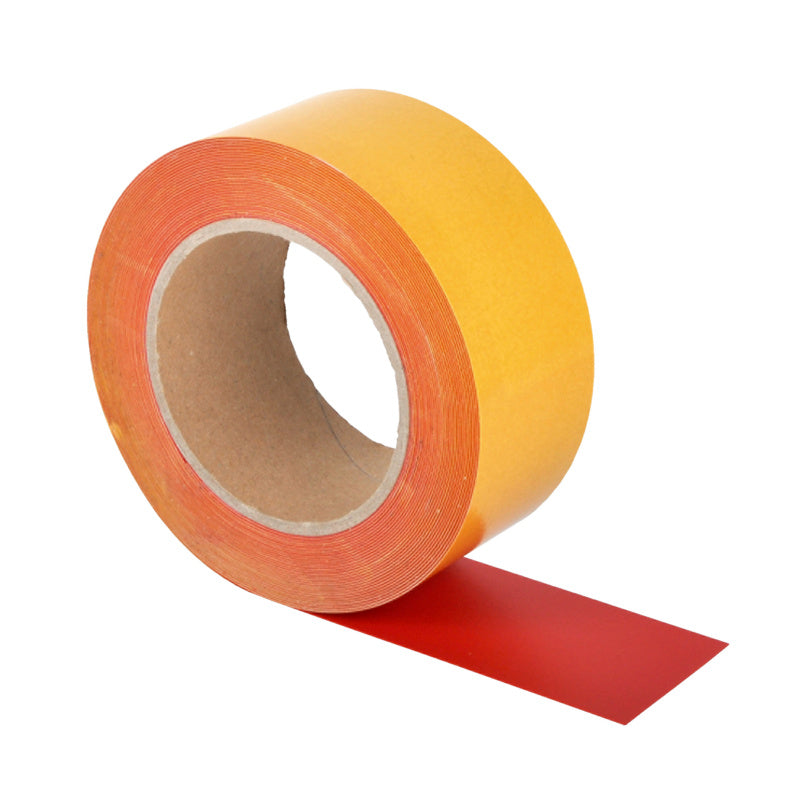 Schwarzes Markierungsklebeband mit 50 mm Breite und 33 m Länge, ideal für verschiedene Oberflächen.