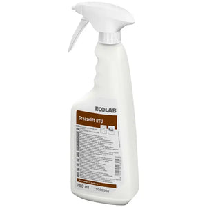 Greaselift RTU in a 750ml bottle, designed for removing grease and oil stains effectively.