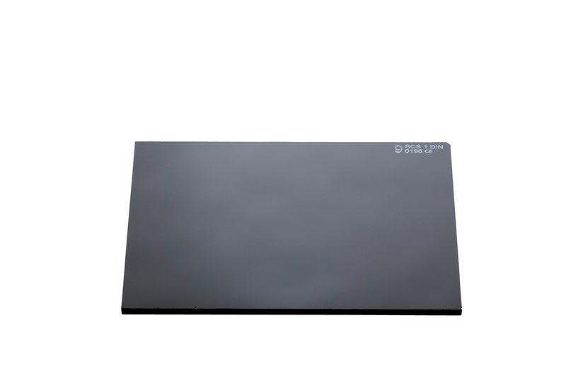 Grünes Schweißerschild-Zubehör aus Glas, 90x110mm, im 10er Paket für Schweißerhelme.