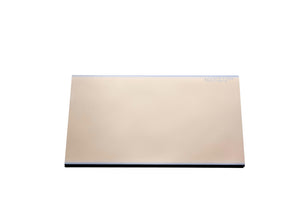 Transparente Schweißerschild-Zubehörplatte aus Verbundglas, 90x110 mm, für Schweißhelme.