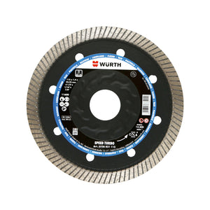Runde Diamanttrennscheibe TSHB DIA SP mit hartem Segmentrand für präzises Schneiden.