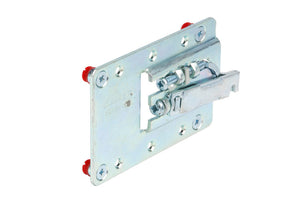 Robuster Schrankaufhänger aus Metall zur sicheren Wandmontage von Möbeln.