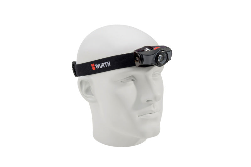 Ergonomische Stirnleuchte mit verstellbarem Band und leistungsstarker LED-Technologie.