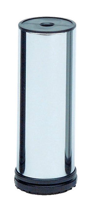 Höhenverstellbarer Möbelfuß aus robustem Material für Küchenmöbel mit zeitlosem Design.