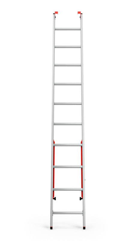 Ersatzteil für Allzweckleiter, robustes Mittelteilen in neutraler Farbe, zeigt Stabilität.