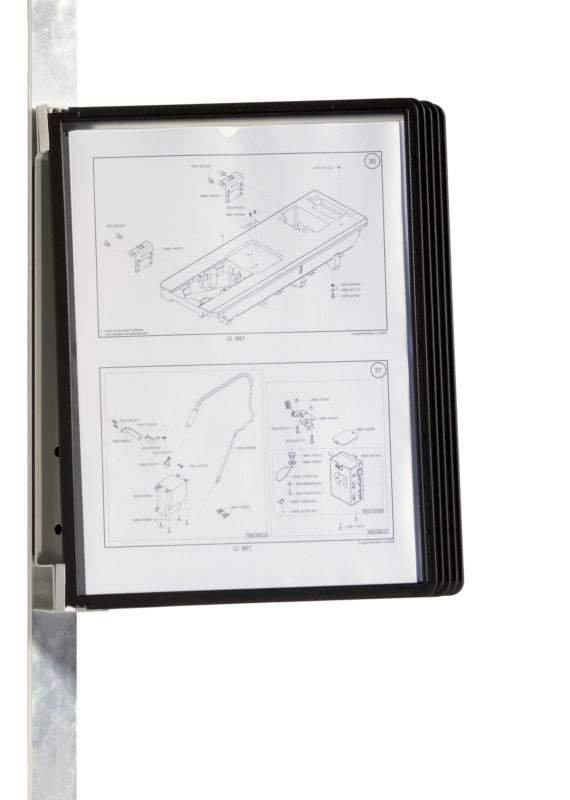 Magnetische Wandtafel zur Präsentation von Dokumenten, robust und leicht zu reinigen.