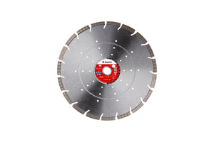 Diamanttrennscheibe TSHB DIA für Beton und Asphalt mit Kühlschlitzen und Segmentdesign.