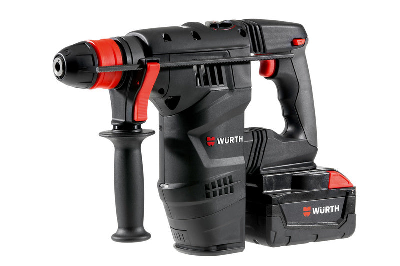 Akku-Bohrhammer BOHAM AKKU mit ergonomischem Design und integriertem Lithium-Ionen-Akku.