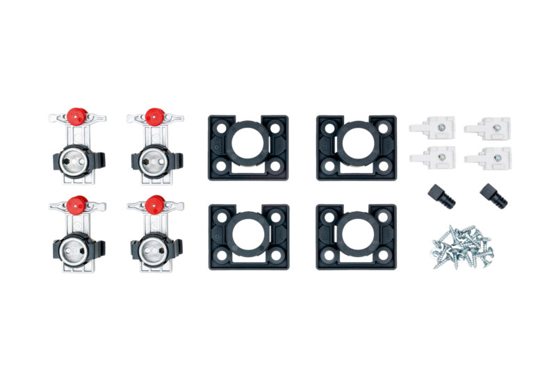 Schiebetürbeschlag redoslide-M aus robustem Material mit geräuscharmen Silikonrollen.