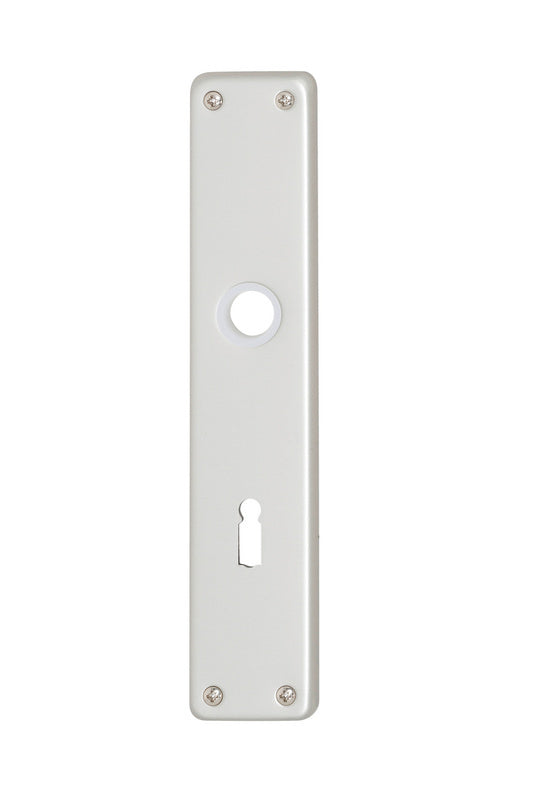 Aluminium Türdrücker mit modernem Design, ergonomisch geformt für einfache Handhabung.