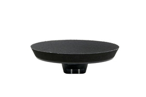 Runder Stützteller Polierpad STUETZTE mit Befestigungssystem für verschiedene Oberflächen.