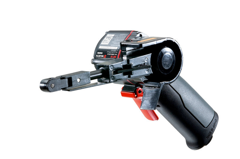 Druckluft-Schleiffeile mit ergonomischem Griff, 330 mm lang, für präzises Schleifen von Materialien.