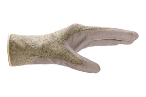 Schnittschutzhandschuh in Größe GR10 mit hohem Schnittschutzlevel E und elastischen Bündchen.