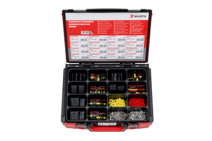 A set of four units featuring a modern design in a neutral color scheme.