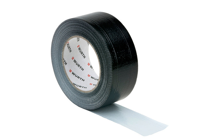 Textilverstärktes Klebeband in Schwarz mit hoher Reißfestigkeit und flexibler Anwendung.