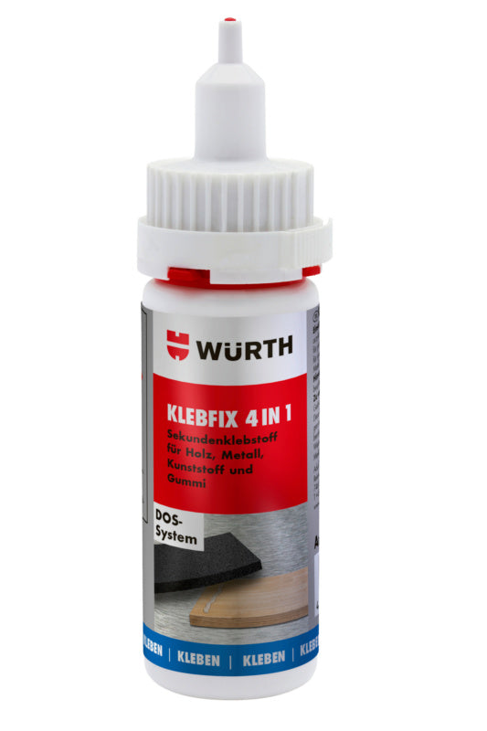 Sekundenklebstoff-SEKKLEBST-(KLEBFIX-4IN1)-50G     Verpackungsinhalt    1 Einheit