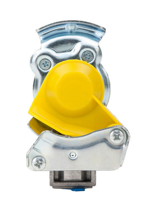 Yellow coupling filter M16x1.5 for Deichselhän, packaged in six units.